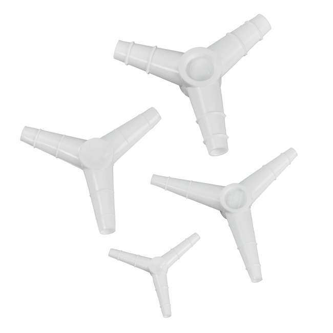 3-Weg Schlauchverbindung PP ø 4-6 mm